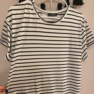 Striped t-shirt dress